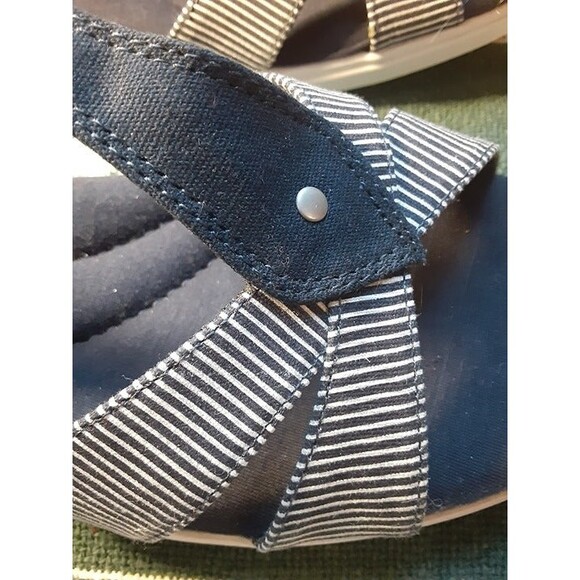 Grasshoppers Casual Rose Ortholite Navy/White Sandals Size 11 NWT - Picture 8 of 10